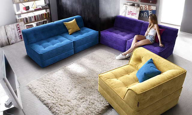 Мягкие диваны от Gliver на заказ любого цвета 